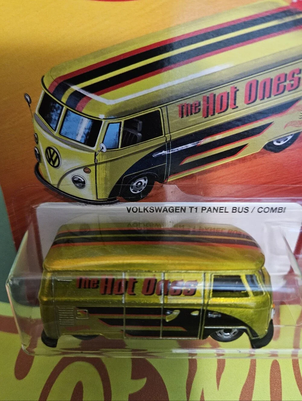 HotWheels The Hot Ones Gold Volkswagen T1 Panel Bus